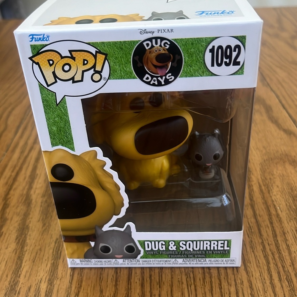 Dug & Squirrel Funko pops #1092.